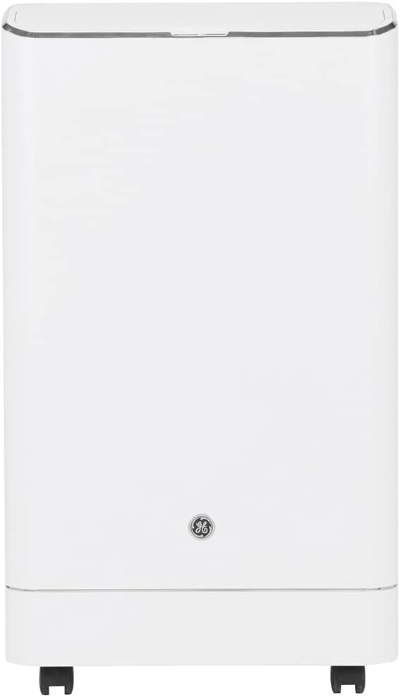 GE 14,000 BTU Portable Air Conditioner for Medium Rooms up to 550 sq ft. (9,850 BTU SACC), 3 - in - 1 with Dehumidify, Fan, and Auto Evaporation, Included Window Installation Kit - with | Sold by Uncle Wiener's Wholesale