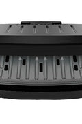 George Foreman Fully Submersible Grill, NEW Dishwasher Safe, Wash the Entire Grill, Easy - to - Clean Nonstick, Black/Grey - with <B>Dimensions (Overall):</B> 4 inches (H) x 10 inches (W) x 11 inches (D) | Sold by Uncle Wiener's Wholesale