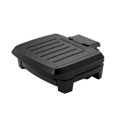 George Foreman Fully Submersible Grill, NEW Dishwasher Safe, Wash the Entire Grill, Easy - to - Clean Nonstick, Black/Grey - with Dimensions (Overall): 4 inches (H) x 10 inches (W) x 11 inches (D) | Sold by Uncle Wiener's Wholesale