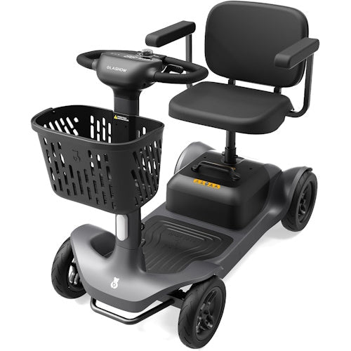 Glashow S1 4-Wheel Mobility Scooter for Adults – 25-Mile Range, 6.2 MPH GLS1-GY - with | Sold by Uncle Wiener's Wholesale