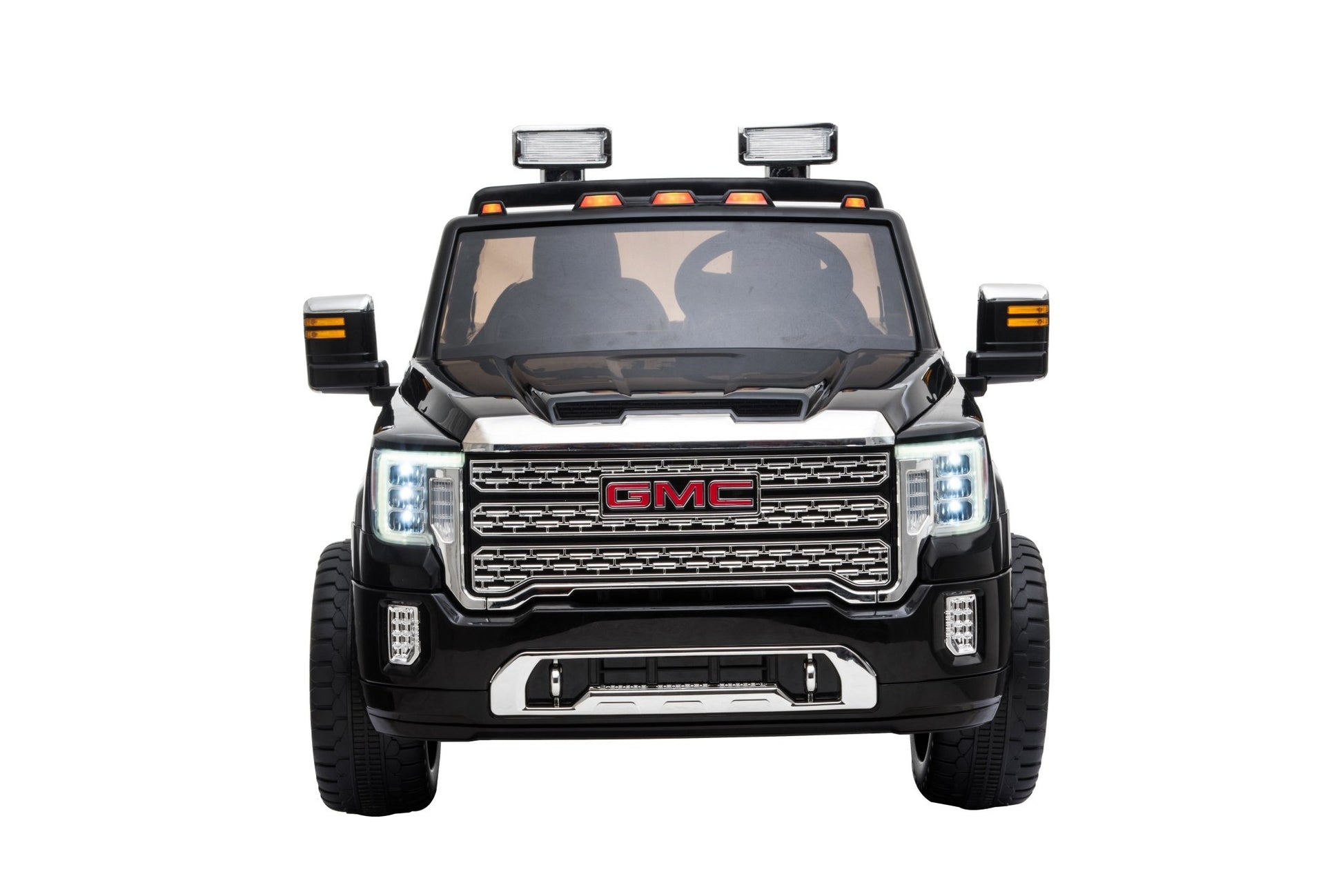 GMC Denali 12V Electric Ride - On Car for Kids | 2 - Seater, EVA Wheels, Remote Control, Leather Seat RIDE368BK - with | Sold by Uncle Wiener's Wholesale