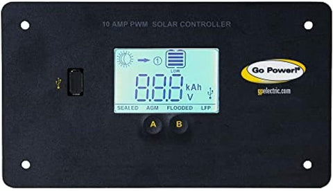 Go Power 80503 Gp - pwm - 10 - fm: 10 Amp Digital Solar - with | Sold by Uncle Wiener's Wholesale