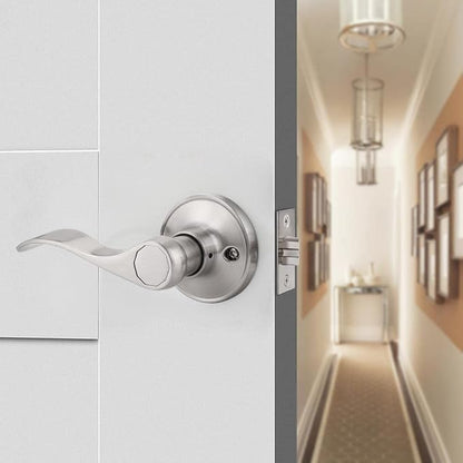 Gobrico Keyless Passage Door Lever – Interior Hallway & Closet Door Handle, Reversible Modern Lever Lockset for Left & Right Hand Doors - Furniture with 10 | Sold by Uncle Wiener's Wholesale