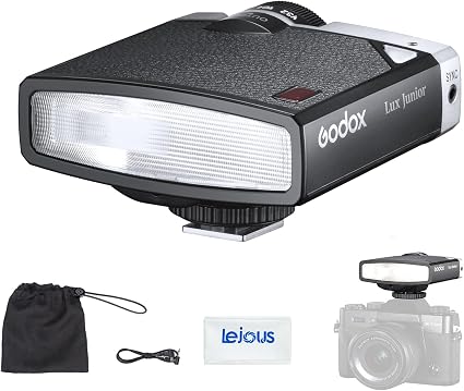 Godox Lux Junior Retro Camera Flash – Compact On-Camera Speedlite with Auto & Manual Modes - Electronics with | Sold by Uncle Wiener's Wholesale