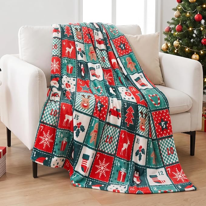Gogreen Christmas Flannel Bed Set / Blanket – Ultra Soft Microfiber Deep Pocket Sheets, Assorted Holiday Prints, Assorted sizes - Home products with Blanket | Sold by Uncle Wiener's Wholesale