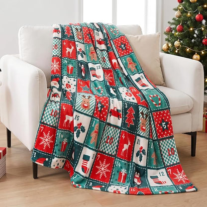 Gogreen Christmas Flannel Bed Set / Blanket – Ultra Soft Microfiber Deep Pocket Sheets, Assorted Holiday Prints, Assorted sizes - Home products with Blanket | Sold by Uncle Wiener's Wholesale