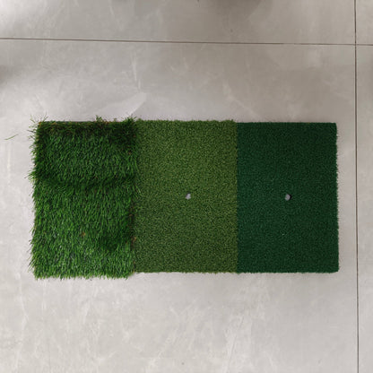Golf Practice Net: 10x7FT Driving Range with Tri - Turf Mat & Quiet Nylon Target GN1007 - with | Sold by Uncle Wiener's Wholesale