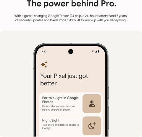 Google Pixel 9 Pro (6.3″, Obsidian) - with | Sold by Uncle Wiener's Wholesale