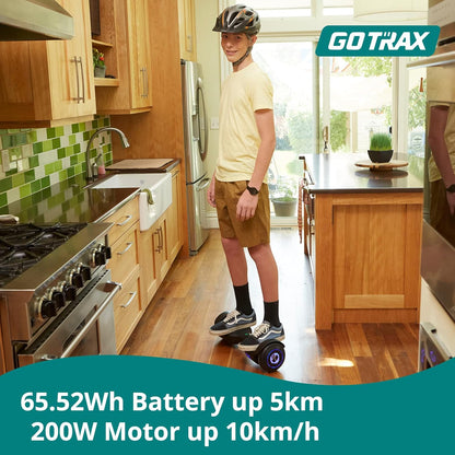 Gotrax EDGE Hoverboard – 6.5" LED Wheels, Dual 200W Motors, UL2272 Self - Balancing Scooter GTXEDGETEAL - with | Sold by Uncle Wiener's Wholesale