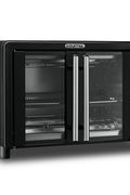 Gourmia Digital French Door Air Fryer Toaster Oven, Black - with Black | Sold by Uncle Wiener's Wholesale