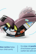 Graco All in One Car Seat, 4Ever 4 - in - 1 Car Seat, Convertible from Infant to Toddler (1.8 - 18 kg), Washable Seat Cover, Chelsea - with | Sold by Uncle Wiener's Wholesale