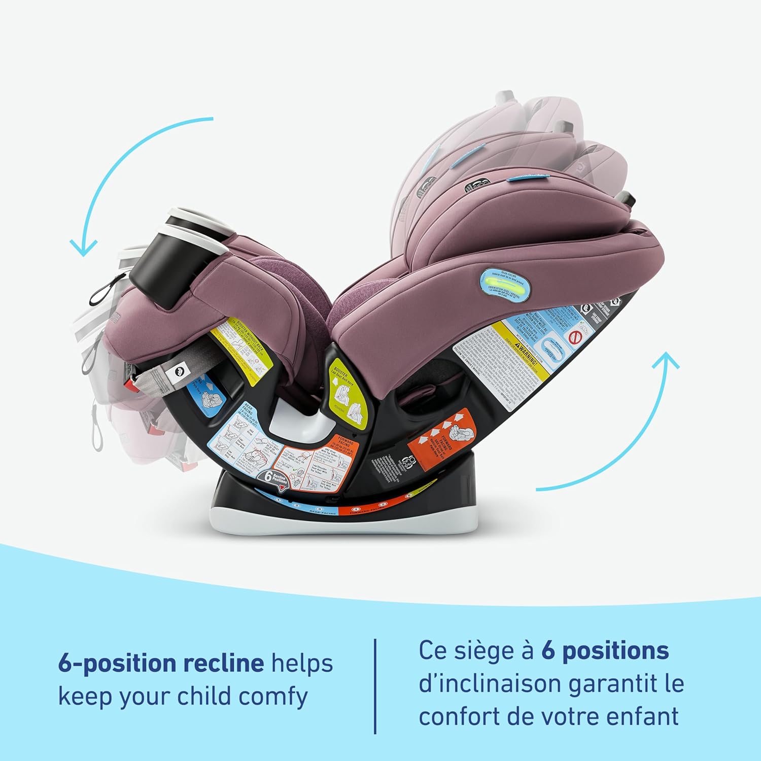 Graco All in One Car Seat, 4Ever 4 - in - 1 Car Seat, Convertible from Infant to Toddler (1.8 - 18 kg), Washable Seat Cover, Chelsea - with | Sold by Uncle Wiener's Wholesale