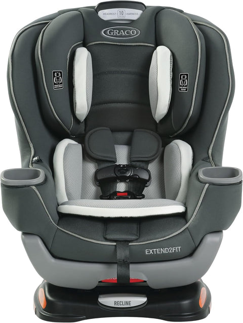 Graco Extend2Fit Convertible Car Seat, 2 - in - 1 Forward & Rear - Facing Baby Car Seat, 1.8 - 30 kg (4 - 65 lb), Carter - with | Sold by Uncle Wiener's Wholesale