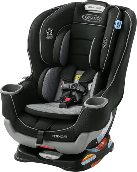 Graco Extend2Fit Convertible Car Seat, 2 - in - 1 Forward & Rear - Facing Baby Car Seat, 1.8 - 30 kg (4 - 65 lb), Titus - with | Sold by Uncle Wiener's Wholesale