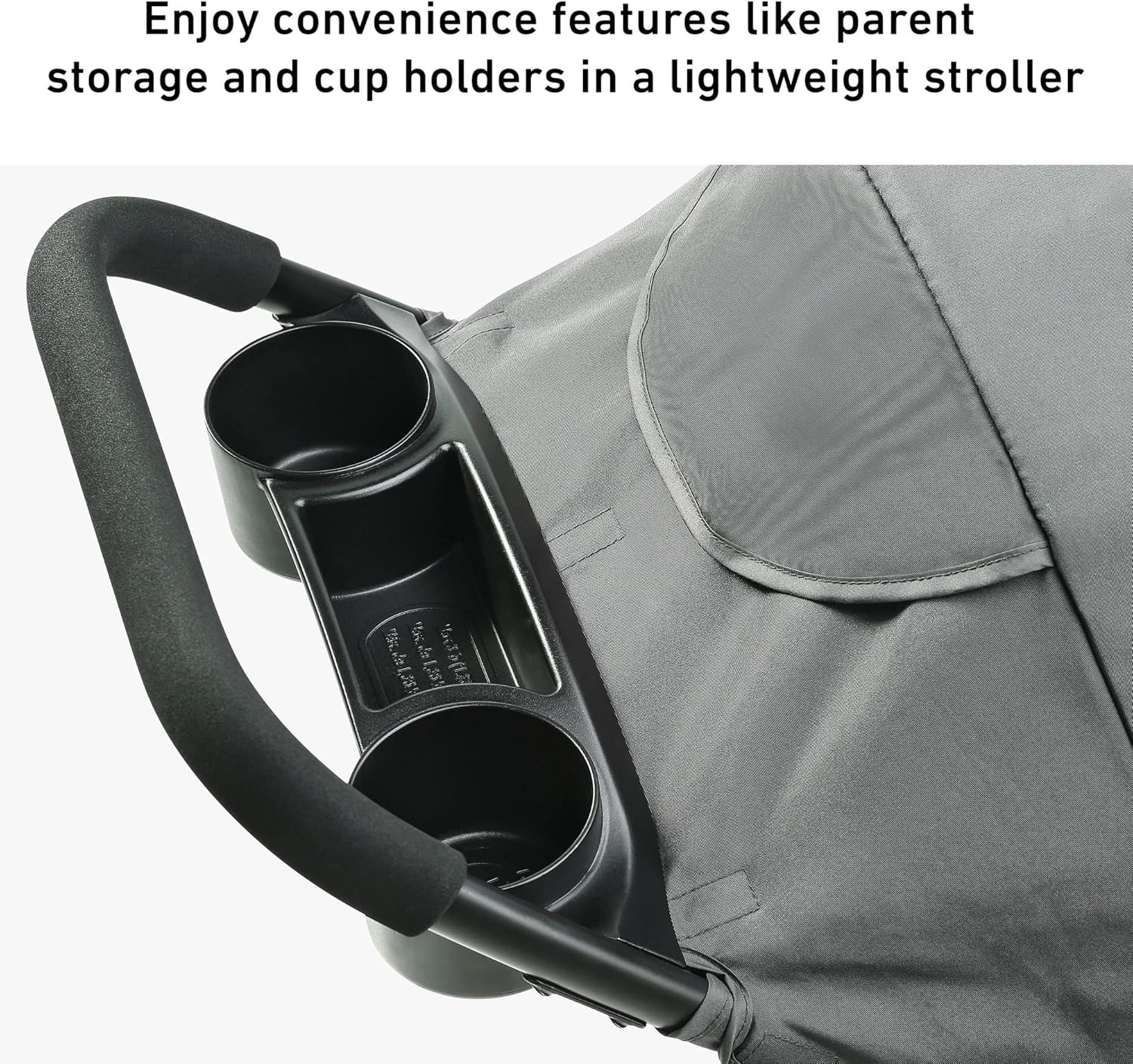 Graco NimbleLite Lightweight Baby Stroller – Gotham front view
Graco baby stroller compact fold – Gotham model
Stroller with cup holders and child tray – Graco NimbleLite
Lightweight stroller with car seat compatibility and canopy