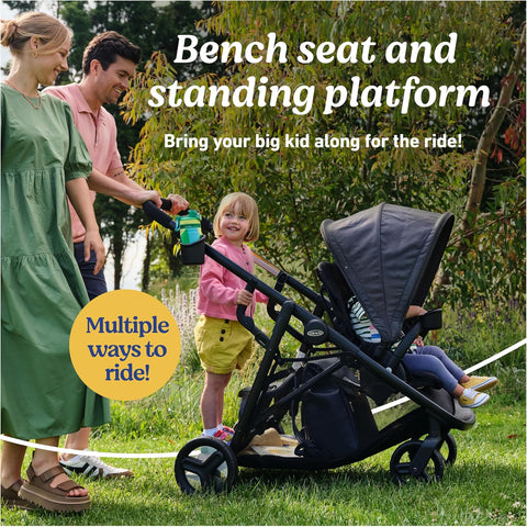 Graco Ready2Grow 2.0 Double Stroller, Rafa - with | Sold by Uncle Wiener's Wholesale