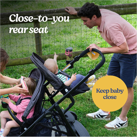 Graco Ready2Grow 2.0 Double Stroller, Rafa - with | Sold by Uncle Wiener's Wholesale
