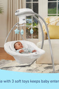 Graco Simple Sway LX Baby Swing with Multi - Direction Lounger, Hutton - with | Sold by Uncle Wiener's Wholesale