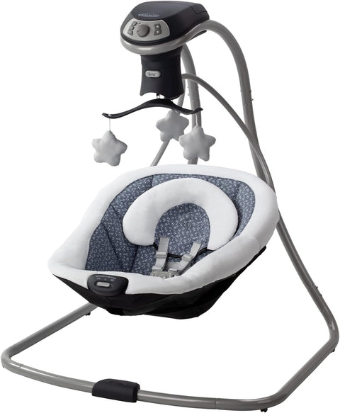 Graco Simple Sway LX Baby Swing with Multi - Direction Lounger, Hutton - with | Sold by Uncle Wiener's Wholesale