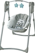 Graco Slim Spaces Compact Baby Swing Chair, Newborn/Infant Swing Seat from 2.4 - 11.3 kg (5.5 - 25 lb), Humphry, USED - with | Sold by Uncle Wiener's Wholesale