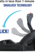 Graco SnugRide SnugLock 35 Infant Car Seat in black Weston color

Easy-to-install SnugLock base with recline positions

Graco car seat with Click Connect stroller compatibility

EPS foam side impact protection and 5-point harness