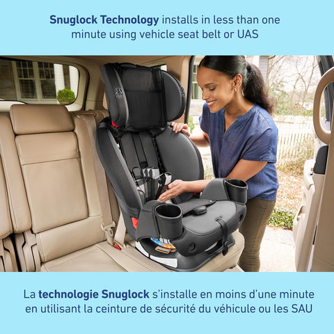 Graco TrioGrow SnugLock 3 - in - 1 Car Seat, Leland - with | Sold by Uncle Wiener's Wholesale