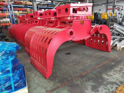 Grapple Sorting Attachment – Heavy Duty Double Motor Excavator Grapple for Forestry & Construction JSSG2200 - with | Sold by Uncle Wiener's Wholesale