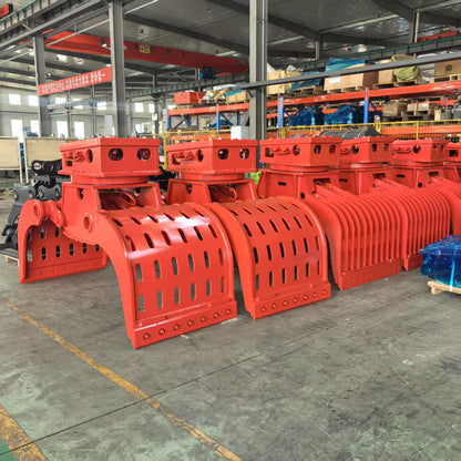Grapple Sorting Attachment – Heavy Duty Double Motor Excavator Grapple for Forestry & Construction JSSG2200 - with | Sold by Uncle Wiener's Wholesale