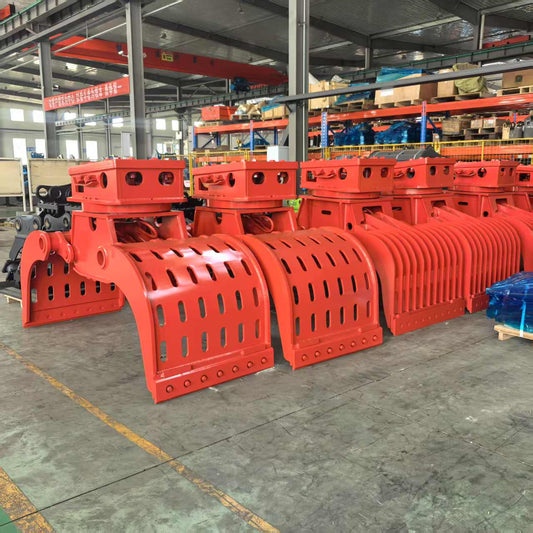 Grapple Sorting Attachment – Heavy Duty Double Motor Excavator Grapple for Forestry & Construction JSSG2200 - with | Sold by Uncle Wiener's Wholesale