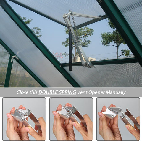 Greenhouse Solar Vent Auto Opener – Double Spring, Temperature - Controlled, No Electricity Needed - with | Sold by Uncle Wiener's Wholesale
