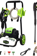 Greenworks 1800 PSI 1.2 GPM Pressure Washer (Open Frame) PWMA Certified - with 1800PSI | Sold by Uncle Wiener's Wholesale