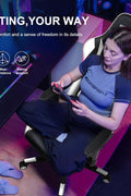 GTRACING Gaming Chair with Footrest, Ergonomic Computer Game Desk Chair, Reclining Gamer Chair Seat Height Adjustment, Swivel Rocker with Headrest and Lumbar (White) - with White | Sold by Uncle Wiener's Wholesale