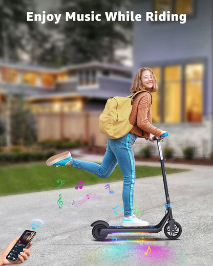 Gyroor H30 Max Kids Electric Scooter – 150W Motor, LED Display, Adjustable Height (Blue) GYRH30MAXBLU - with | Sold by Uncle Wiener's Wholesale