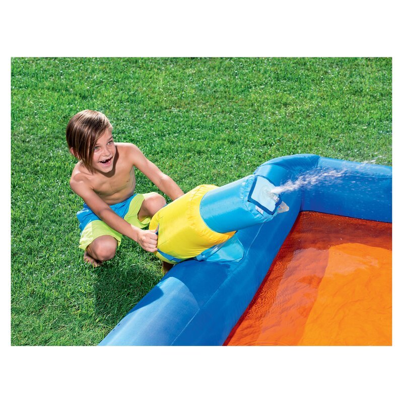 H2OGO! Turbo Splash Zone Inflatable Water Park – 12 ft Wet & Dry Slide, Pool & Blower – 53302 - with | Sold by Uncle Wiener's Wholesale