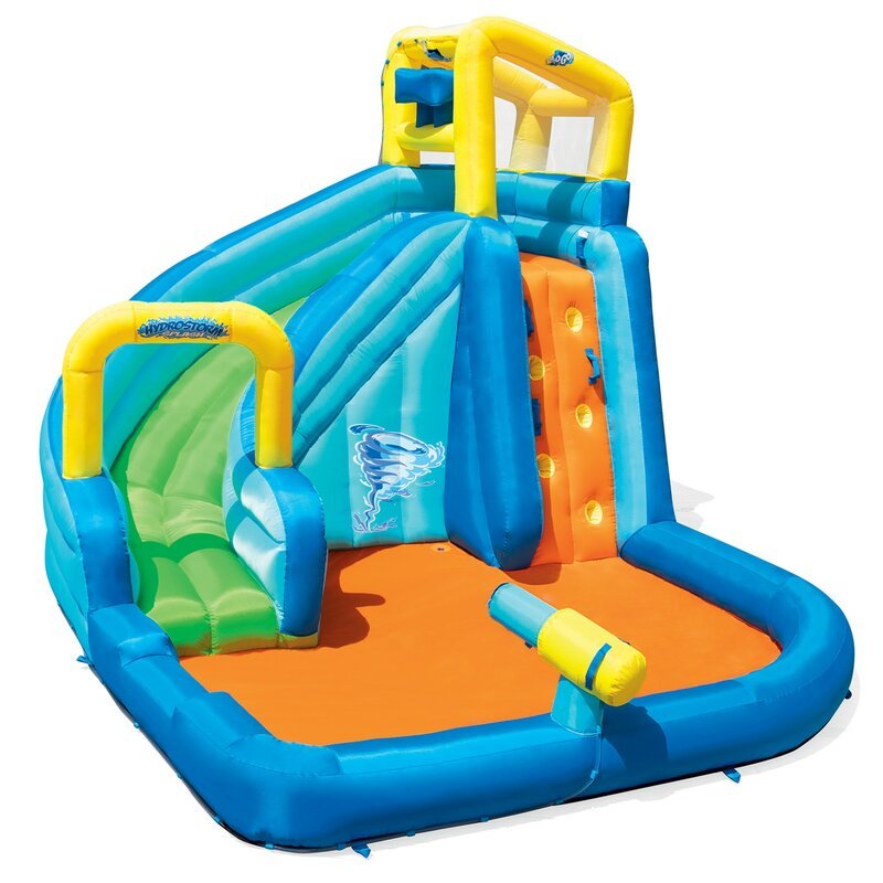 H2OGO! Turbo Splash Zone Inflatable Water Park – 12 ft Wet & Dry Slide, Pool & Blower – 53302 - with | Sold by Uncle Wiener's Wholesale