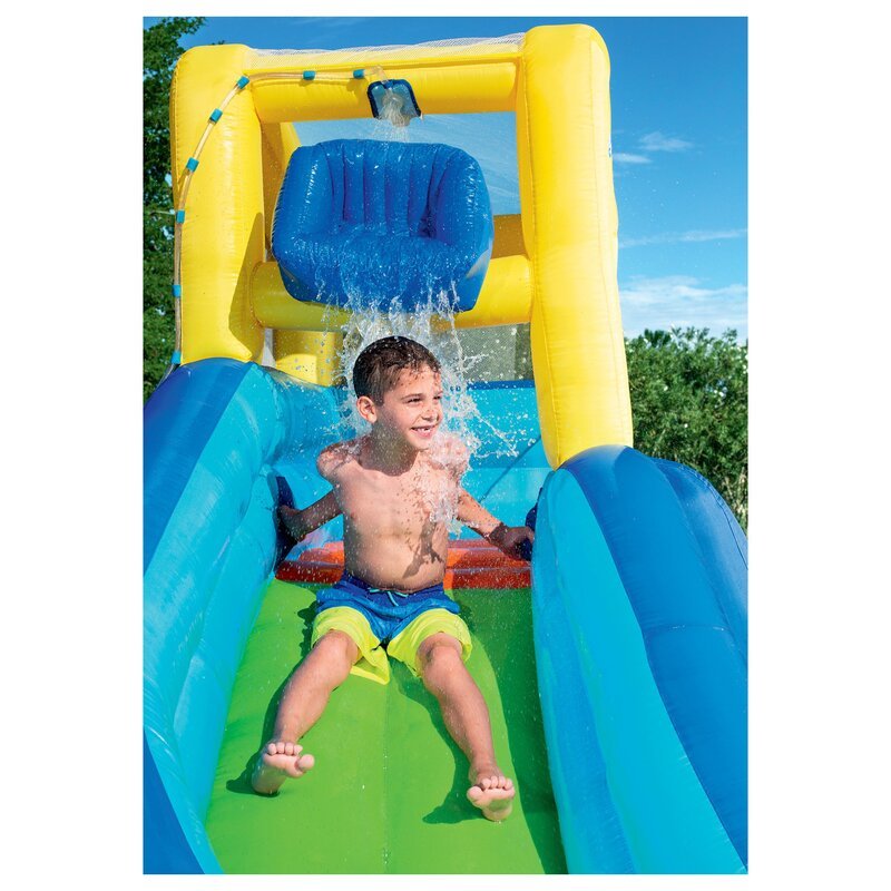 H2OGO! Turbo Splash Zone Inflatable Water Park – 12 ft Wet & Dry Slide, Pool & Blower – 53302 - with | Sold by Uncle Wiener's Wholesale