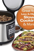 Hamilton Beach 14 in 1 Multi Cooker, 4.5 Quarts,Stainless Steel ,37571, used, scratches - with | Sold by Uncle Wiener's Wholesale