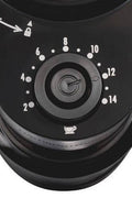 Hamilton Beach Burr Coffee Grinder 80385: 18 Settings, Dishwasher - Safe Parts, 14 Cup Capacity, Black - with <B>Dimensions (Overall):</B> 11 Inches (H) x 8 Inches (W) x 5 Inches (D) | Sold by Uncle Wiener's Wholesale