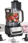 Hamilton Beach Stack & Snap Duo Food Processor, 14 Cup Capacity, 70585, used item, missing parts, photo added - with | Sold by Uncle Wiener's Wholesale