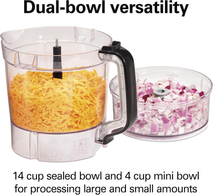 Hamilton Beach Stack & Snap Duo Food Processor, 14 Cup Capacity, 70585, used item, missing parts, photo added - with | Sold by Uncle Wiener's Wholesale