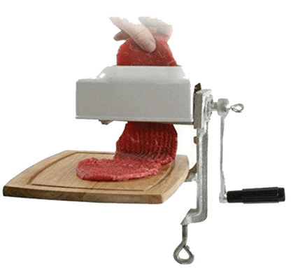 Hand Operated Meat Tenderizer with Crank Handle – Heavy - Duty Iron Manual Meat Softener 366097 - Kitchen Equipment with | Sold by Uncle Wiener's Wholesale
