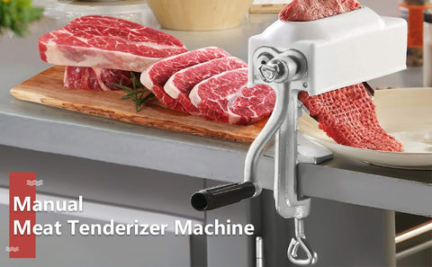 Hand Operated Meat Tenderizer with Crank Handle – Heavy - Duty Iron Manual Meat Softener 366097 - Kitchen Equipment with | Sold by Uncle Wiener's Wholesale