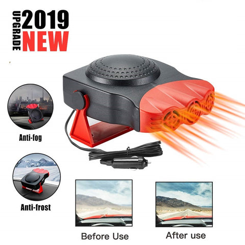 Handheld 12V 2‑in‑1 Ceramic Heater Fan & Defroster – COT26 - with | Sold by Uncle Wiener's Wholesale