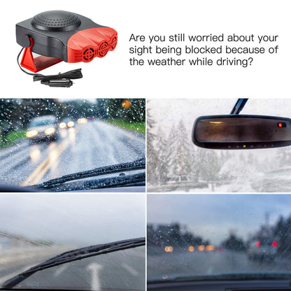 Handheld 12V 2‑in‑1 Ceramic Heater Fan & Defroster – COT26 - with | Sold by Uncle Wiener's Wholesale