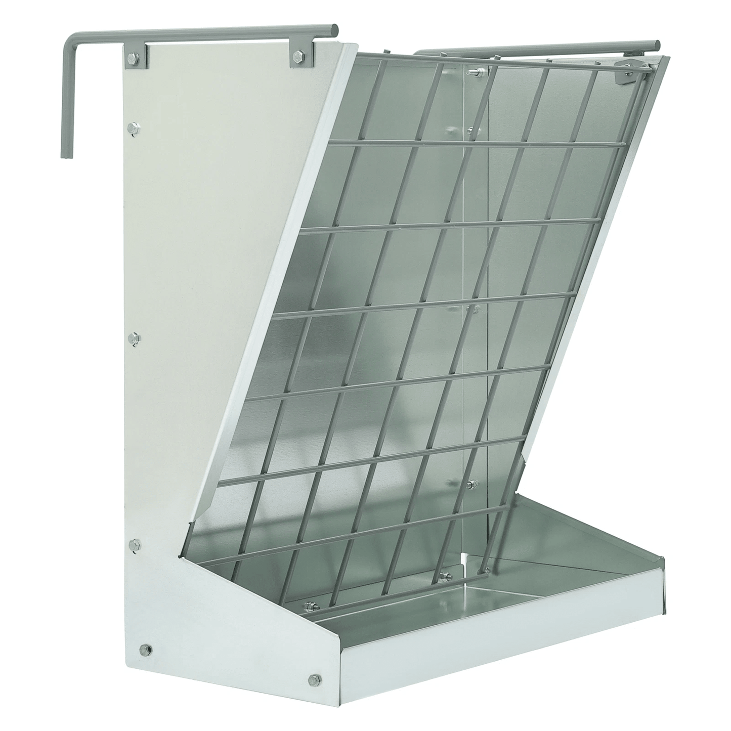 Hang On Rustproof Steel Hay Feeder Rack Livestock Calf Horse Goat Sheep Cow LYOM260 - with | Sold by Uncle Wiener's Wholesale