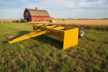 HD Box Scraper Tractor Hydraulic Tilt Land Leveler 8FT 10FT 12FT Heavy Duty BSHDTL - with 8 FT | Sold by Uncle Wiener's Wholesale