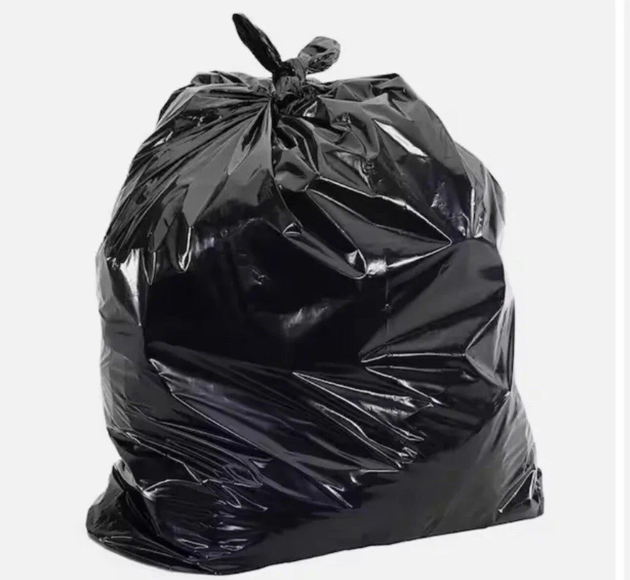 HDPE Black Trash Liners – Heavy Duty & Light Duty – 60 & 100 Gallon Options - with 60 Gallon – 35.4" × 43.3" – 2.4 Mil | Sold by Uncle Wiener's Wholesale