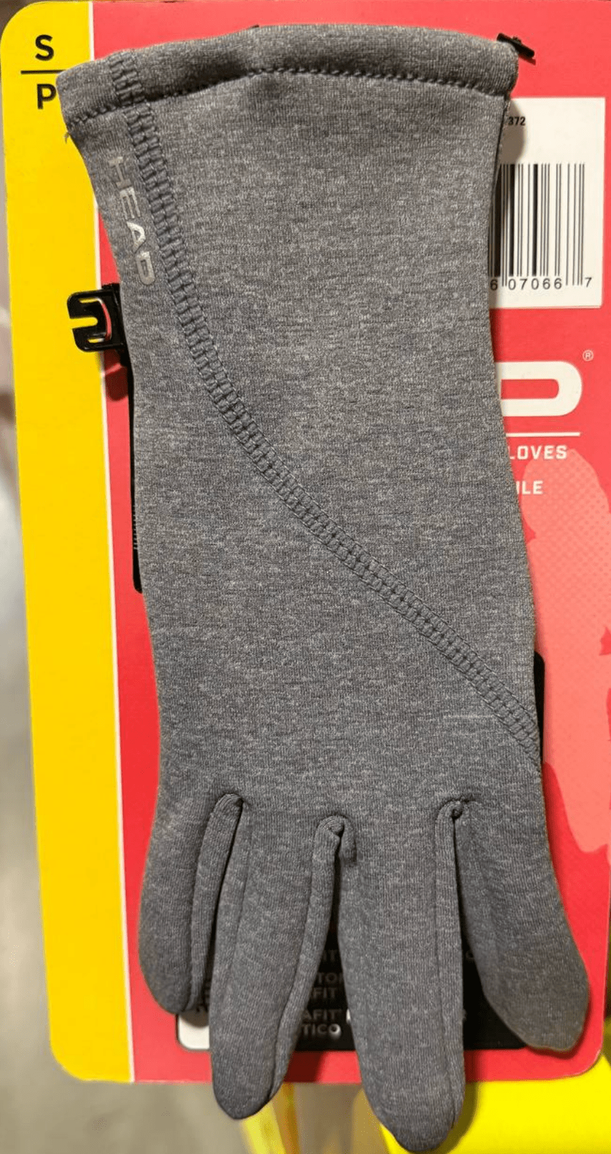 HEAD Men’s Ultrafit Touchscreen Running Gloves – Lightweight Thermal Grip for Cold Weather Training - with Gray Small | Sold by Uncle Wiener's Wholesale