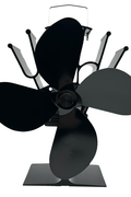 Heat Powered Stove Fans – 4 & 6 Blade Models Eco - Friendly Wood Stove Circulators, No Electricity Needed - with 4 Blade | Sold by Uncle Wiener's Wholesale