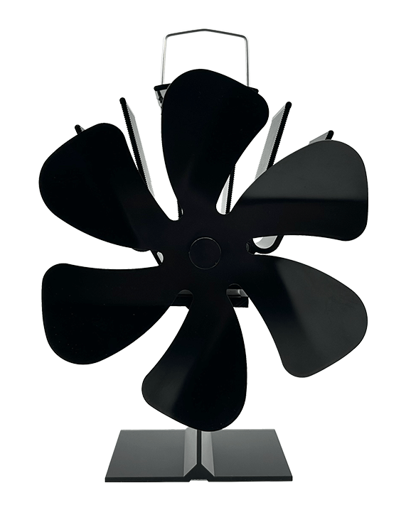 Heat Powered Stove Fans – 4 & 6 Blade Models Eco - Friendly Wood Stove Circulators, No Electricity Needed - with 6 Blade | Sold by Uncle Wiener's Wholesale